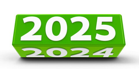 Green cube 2025-2024