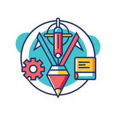 unique modern pixel art app website icon logo vector art design 