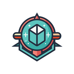 unique modern pixel art app website icon logo vector art design 