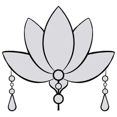 Elegant Lotus Flower Design