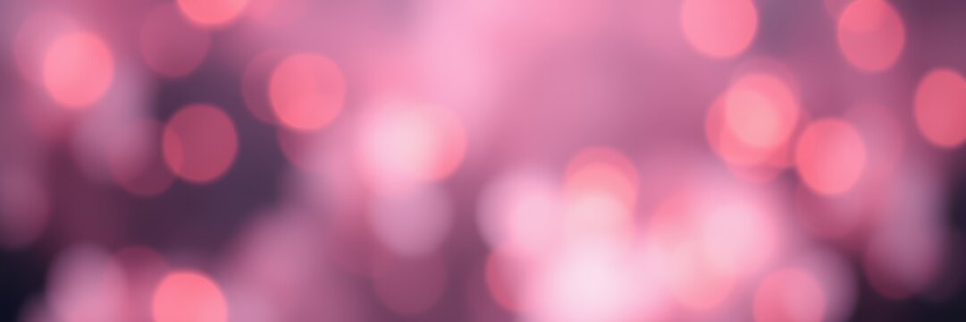 Soft pink bokeh lights create a dreamy atmosphere for evening gatherings and celebrations during the spring season