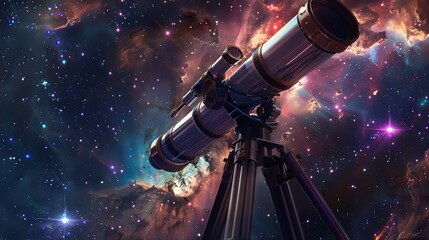 The telescope, installed under the endless starry sky, creates an incredible atmosphere of unity with nature and the cosmos