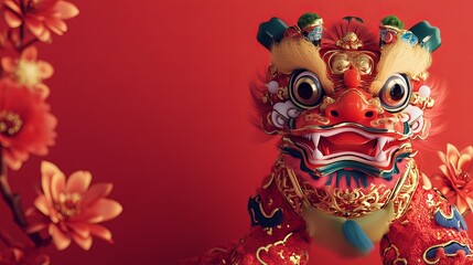 Happy Chinese New Year Greeting animation. Asian Chinese picture