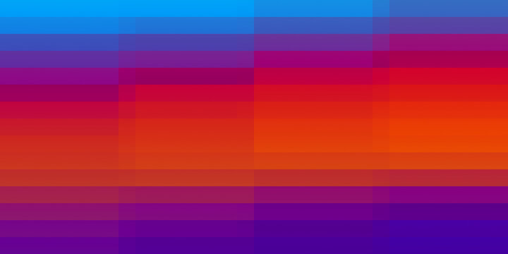 pixelate colorful gradient blue purple red orange abstract glowing rectangular pixels grid mosaic pattern geometric background