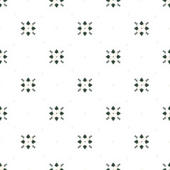 Floral Winter Seamless Vector Pattern Design