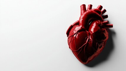 Anatomical 3D Model of the Human Heart with Realistic Detailing