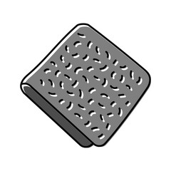 microfiber towels car care color icon vector. microfiber towels car care sign. isolated symbol illustration