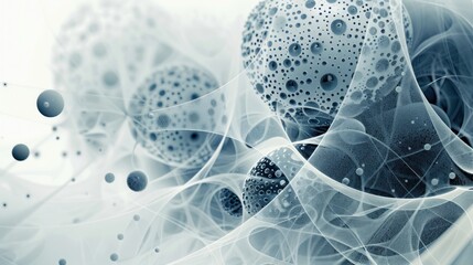 Professional 3D abstract mesh background integrating circles, lines and triangle shapes,