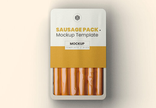 Sausage Packaging Mockup
