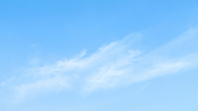 Clear blue sky with thin clouds