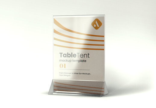 Table Tent Mockup