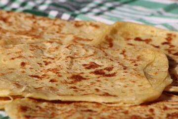 Moroccan Msemmen Close Up