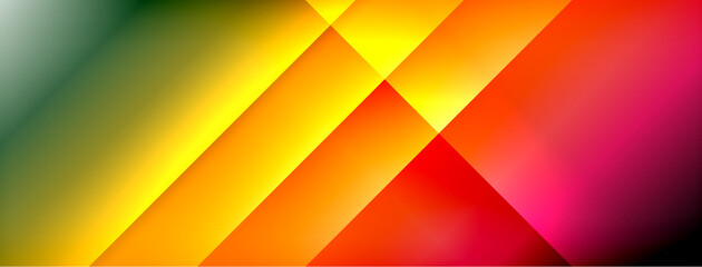 Dynamic shadow lines with gradient colors geometric background