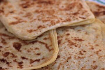 Moroccan Msemmen Close Up