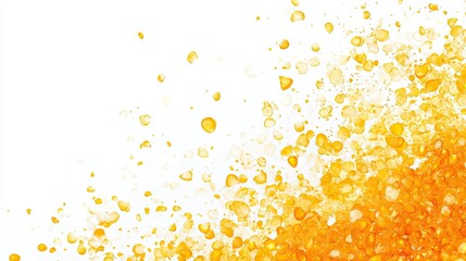 Orange Particles Burst