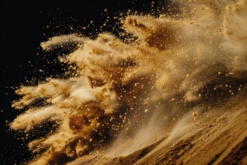golden sand wave explode