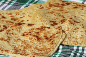 Moroccan Msemmen Close Up