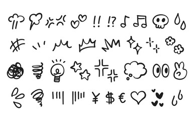 手書きの絵文字まとめ