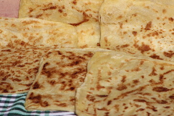 Moroccan Msemmen Close Up