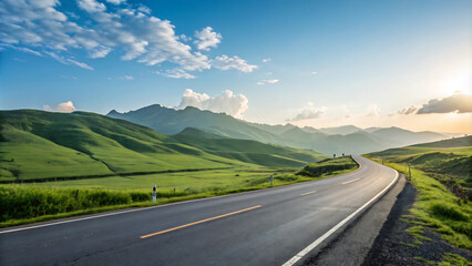 Fototapeta premium road in mountains34