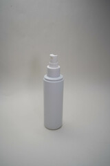 white spray bottle