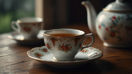 A cup of tea, perfect for a relaxing break.