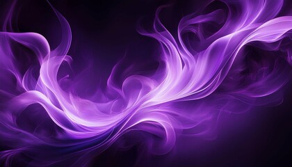 purple fire power against black background