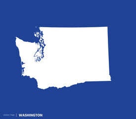 U.S states map. State of Washington vector map . you can use it for any needs.	