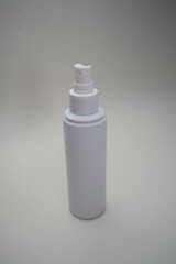 white plastic bottle