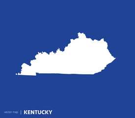 U.S states map. State of Kentucky vector map. you can use it for any needs.	