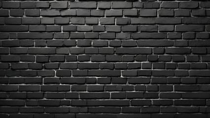 Panoramic backdrop featuring a black brick wall