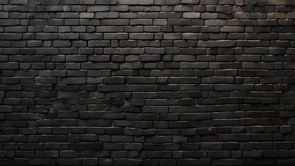 Obraz premium Broad scene showcasing a black brick wall in the background