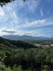 Fototapeta premium mountains and clouds