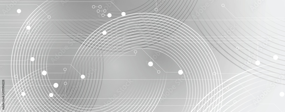 Poster science futuristic internet high computer technology business background with circuit