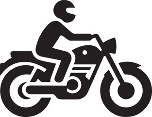  Motorcycle Rider Icon Vector Graphic Download Stock Image