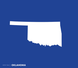 U.S states map. State of Oklahoma vector map. you can use it for any needs.	