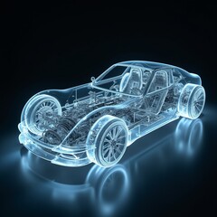 Naklejka premium silver car