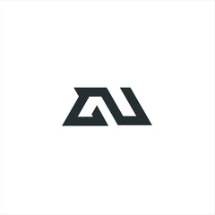 AN, NA, A, N, Abstract Letters Logo Monogram