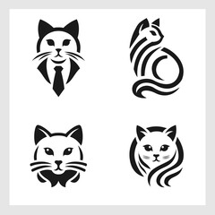 Obraz premium CAT LOGO COLLECTION