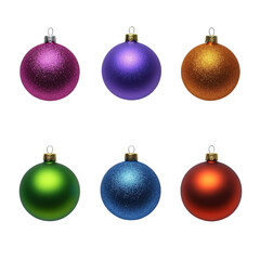 Christmas ball isolated on transparent background