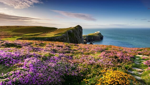lavender field in region