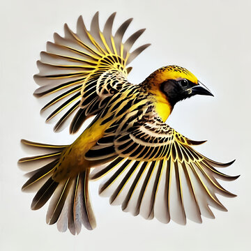 artful weaver bird 