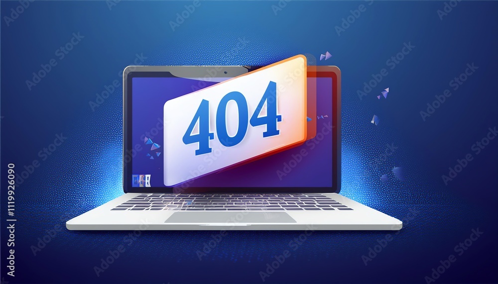 Poster a laptop displaying a 