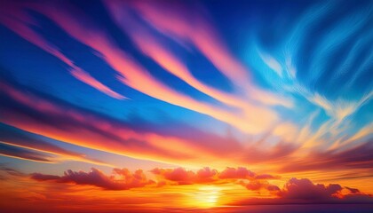 Fototapeta premium sunset sky with clouds