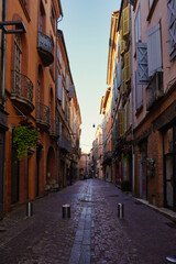 Fototapeta premium Montauban. France. City full of art and history. It houses notable historical treasures. Walls, palaces full of history and narrow streets make an exceptional visit possible.