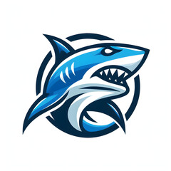 Obraz premium shark logo
