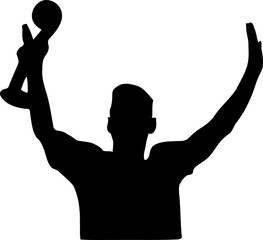 Football Player Silhouette