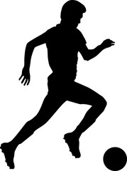 Football Player Silhouette