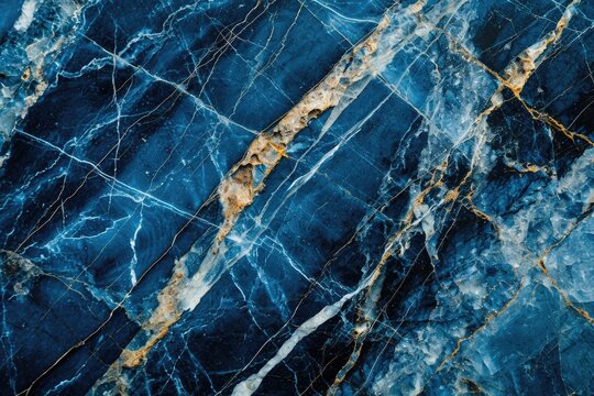 Abstract Blue Marble Texture: Elegant Stone Background for Architecture and Design