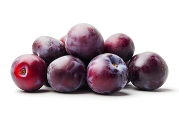Fototapeta premium A Pile of Fresh Plums